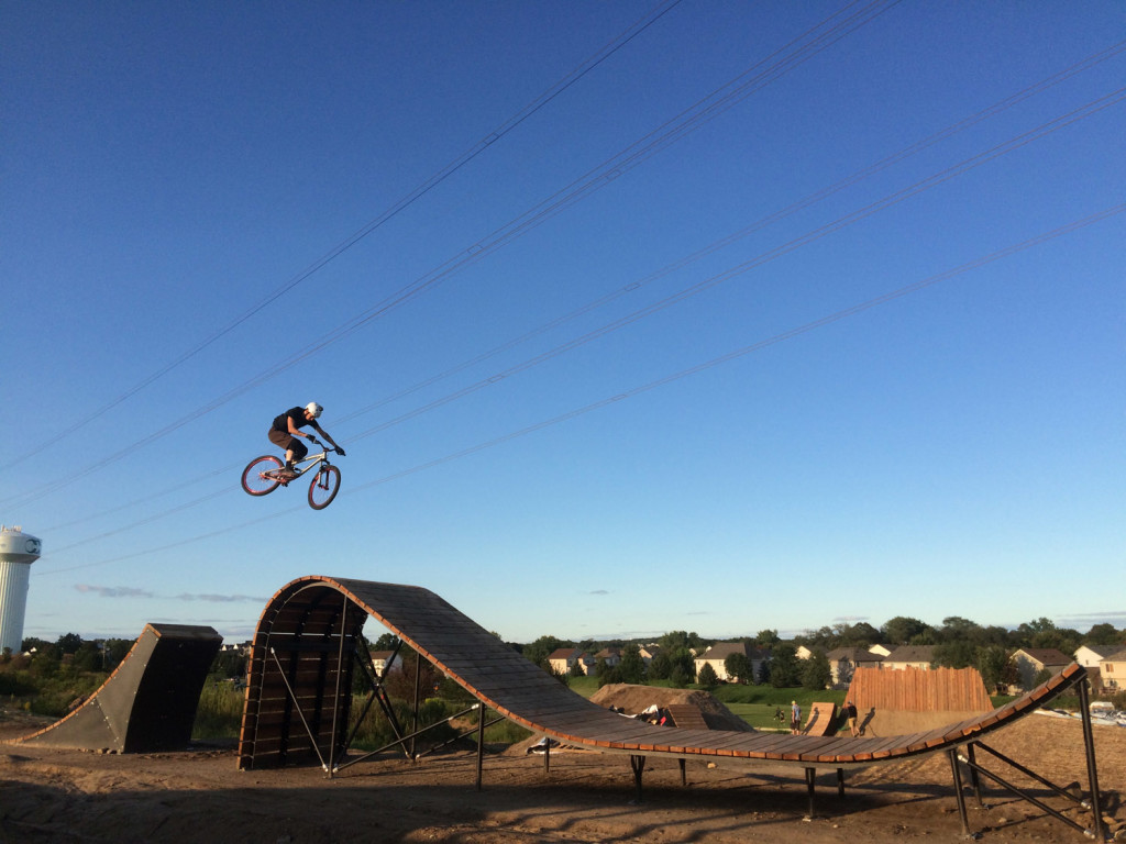 Cottage Grove Bike Park - Slopestyle Trails Whale Tail Feature